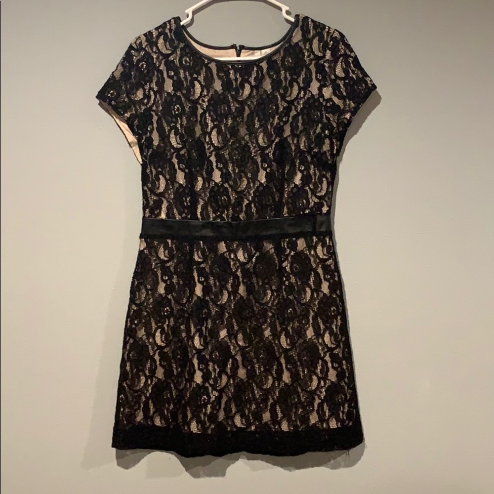 Lace black dress